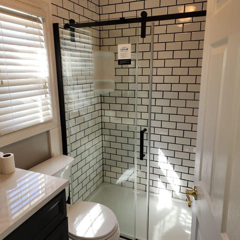 walk in shower installation