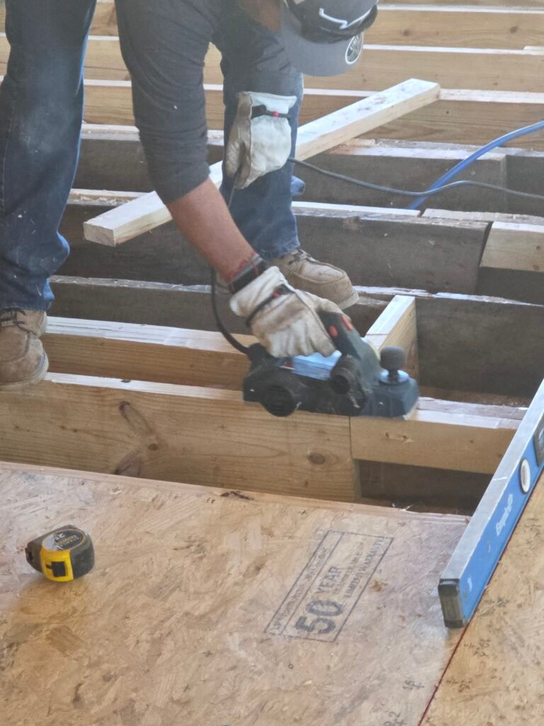 Leveling Floor Joist