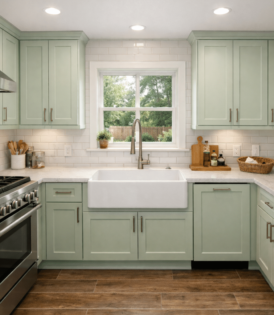 Kitchen in Portsmouth with a fresh remodel