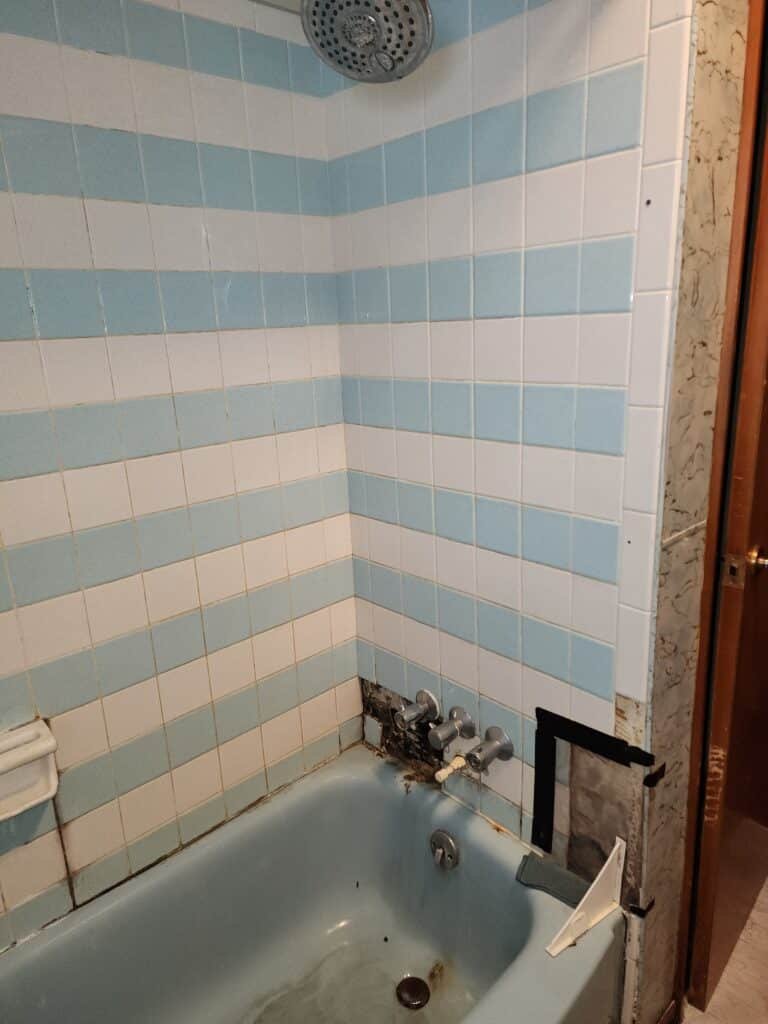 Sears kit bathroom renovation
