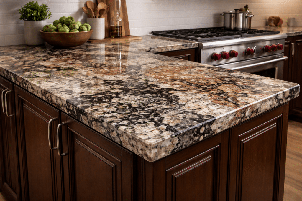 granite kitchen countertop