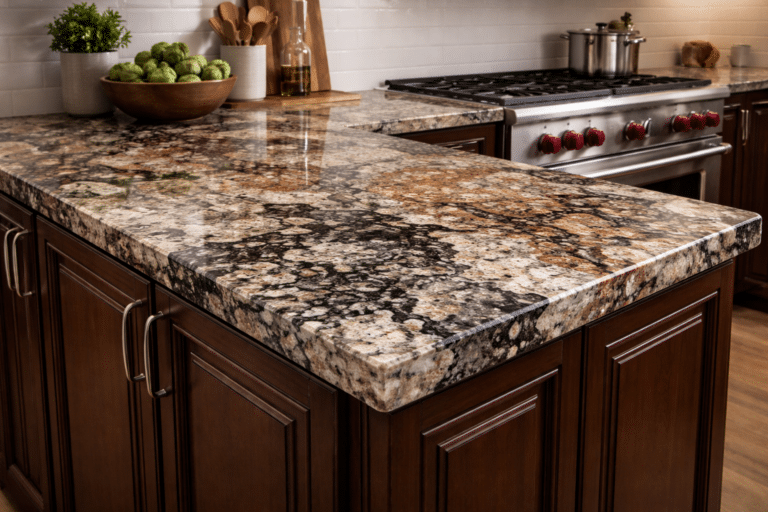 granite kitchen countertop