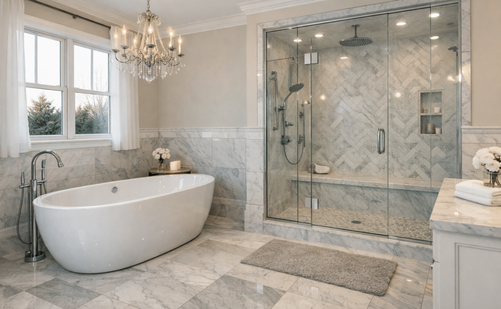 Luxury Cincinnati bathroom remodel