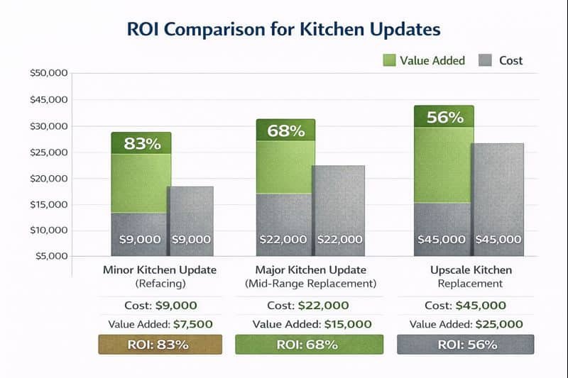 roi comparison kitchen updates