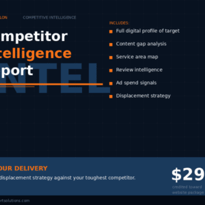 Competitor Intelligence Report